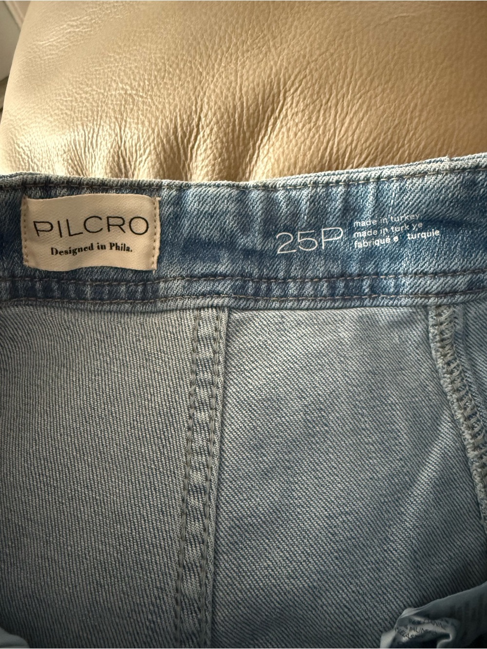 Pilcro Light Blue Culotes - Picture 5 of 6